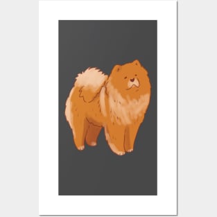 Chow chow dog Posters and Art